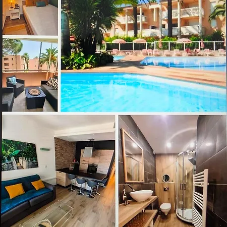 Residence De Vacances Avec Piscine & Transat, A 2 Minutes Des Plages - Bat N2 Vallauris Exterior photo