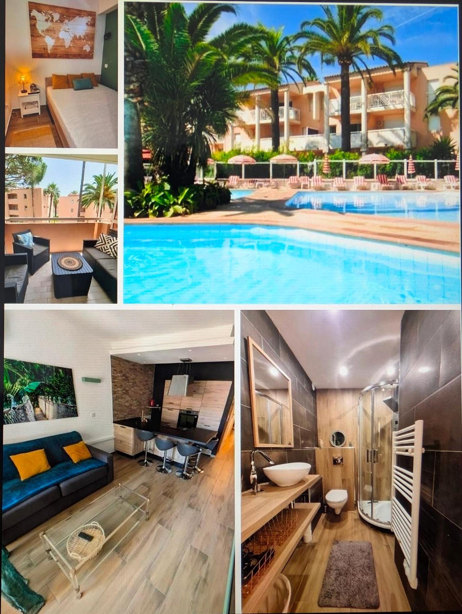 De Avec Piscine & Transat, A 2 Minutes Des Plages - Bat N2 * Vallauris